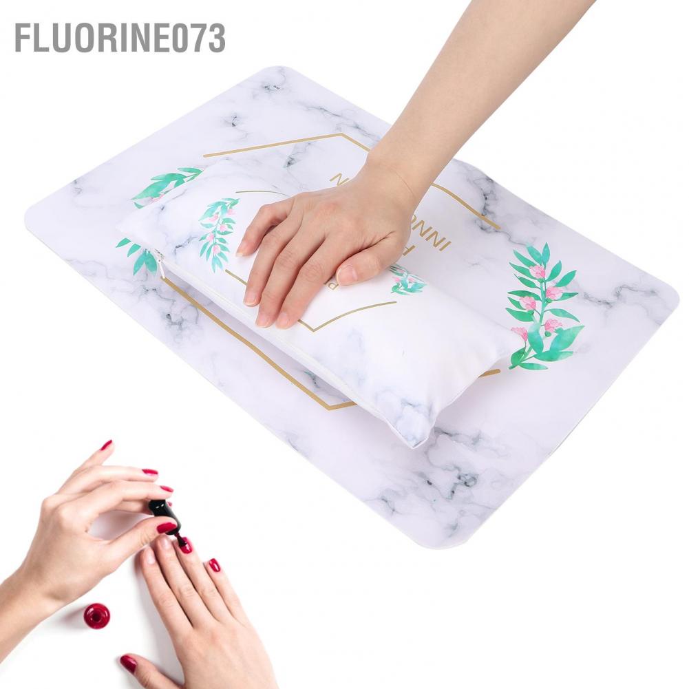 [Hàng mới về] Đệm kê tay làm móng nghệ thuật da PU mềm mại tháo rời được giặt sạch được dành cho salon