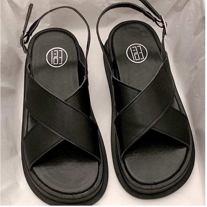 Dép sandal nữ quai chéo