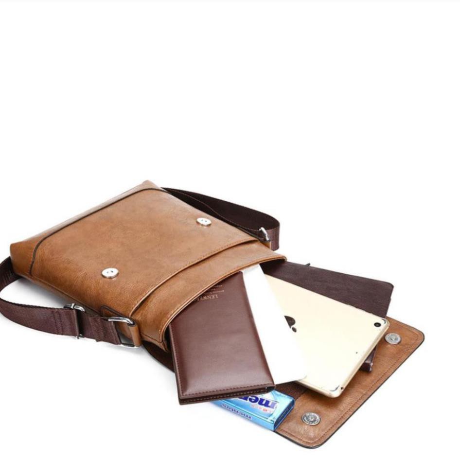 Túi Đeo Chéo TKT-MS03 Túi Nam Chất Da Cao Cấp Kiểu Túi Đứng Chính Hãng TKT STORE | BigBuy360 - bigbuy360.vn