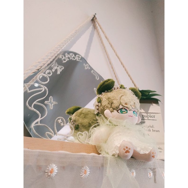 Áo choàng váy nơ cài tóc Dream of Neverland cho doll 20cm