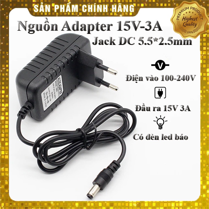 Adapter Nguồn 15V-1A / 15V-2A / 15V-3A / 15V-4A