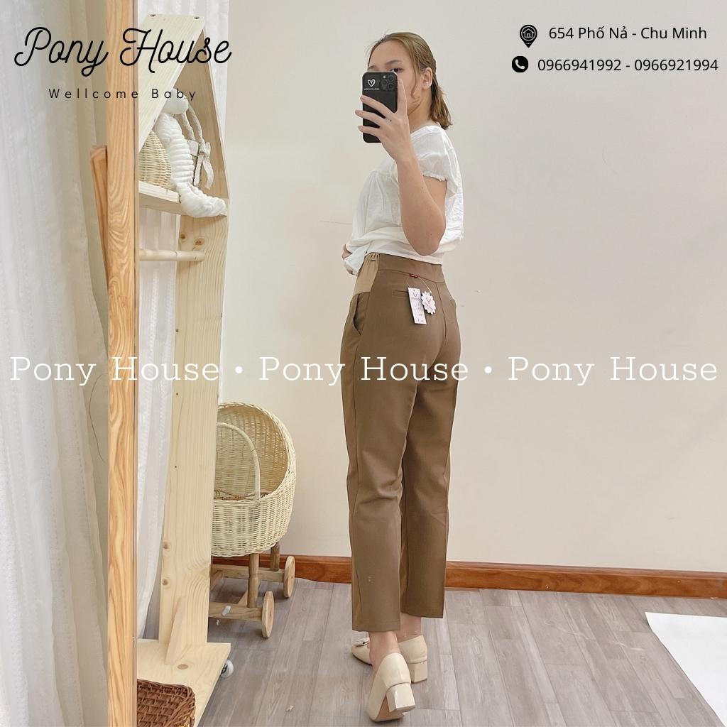 Quần Bầu Baggy Dài - Quần Vải Công Sở Siêu Đẹp Có Đáp Bụng Và Chun Chỉnh Bụng From Chuẩn Hàng Loại 1