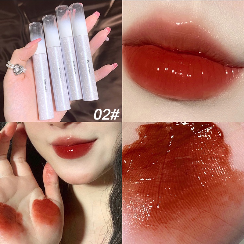 Son Kem Bóng DAIMANPU Mermaid Streamer Mirror Lip Glaze