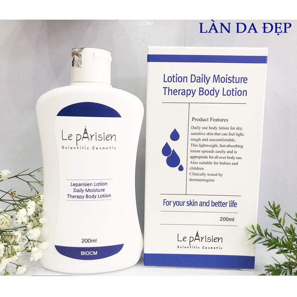 Sữa dưỡng thể Leparisien Daily Moisture Therapy Body Lotion cấp ẩm chăm sóc da  200ml