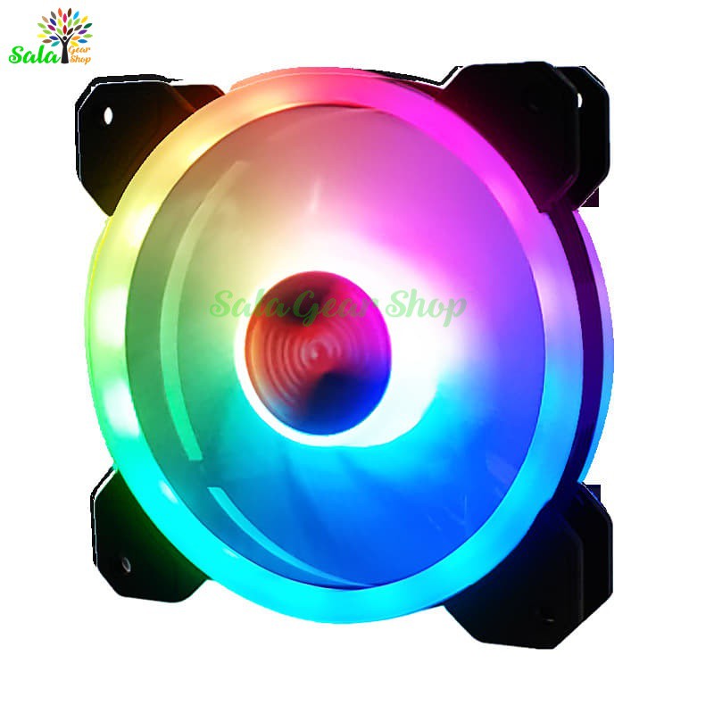 Quạt tản nhiệt Coolmoon V4 RGB Aura