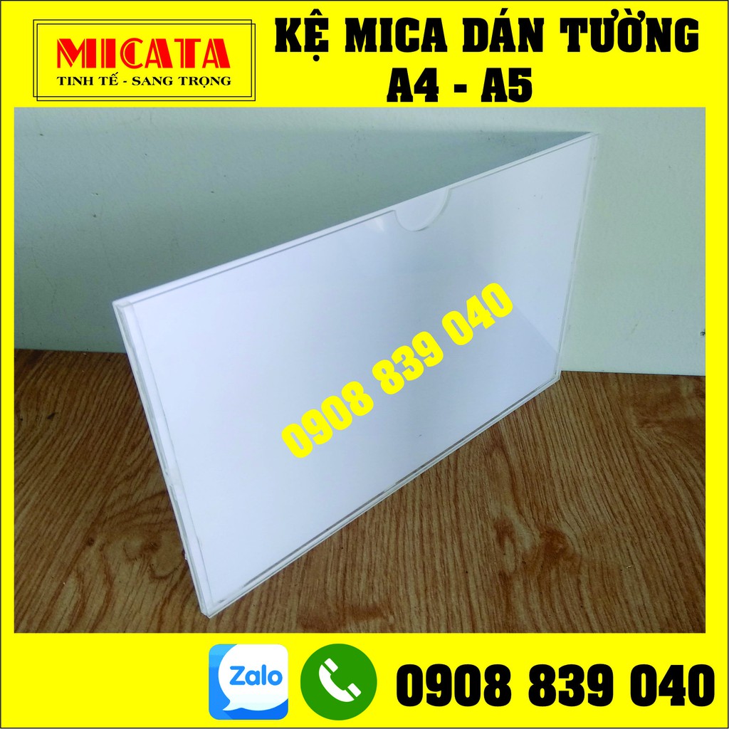 KỆ MICA DÁN TƯỜNG A4 A5