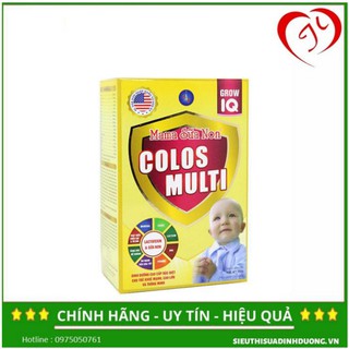 Mama sữa non colos multi grow iq 325g date 2023