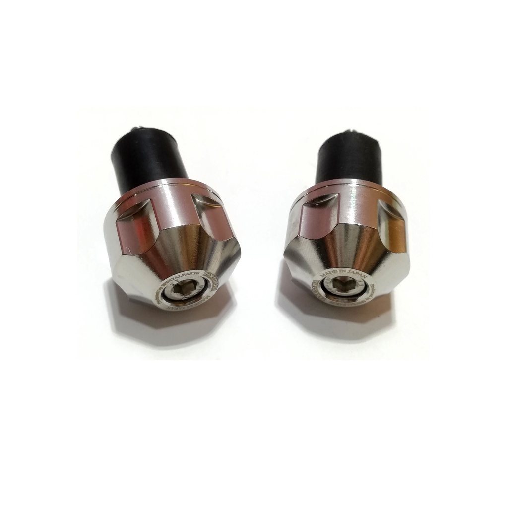 Cặp gù tay lái inox đặc made in Japan nặng giúp cân bằng tay lái