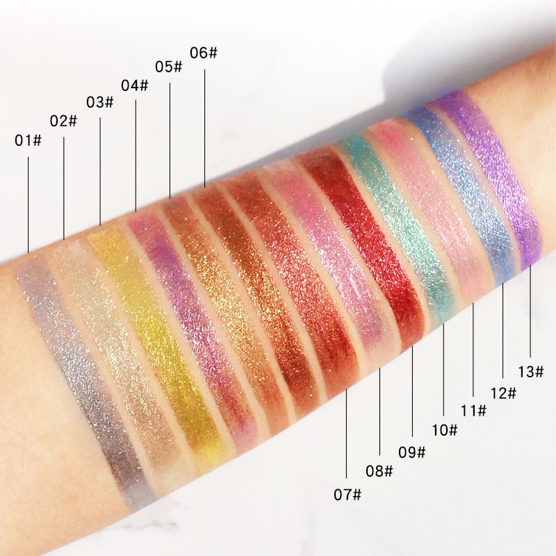 Kẻ Mắt Nước Nhũ Dạng Gel Lấp Lánh Ánh Kim Menlang Kháng Nước Lâu Trôi