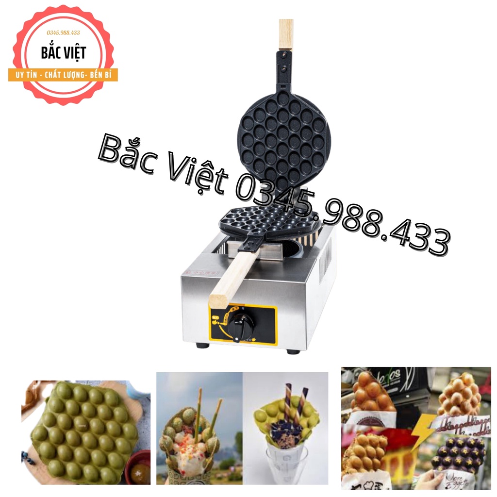 Máy làm bánh trứng gà non dùng gas giá rẻ kèm ảnh thật