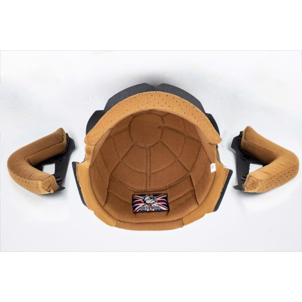 Mũ bảo hiểm 3/4 Bulldog 4U Xanh dương (tặng túi vải, balo rút, tem phản quang)