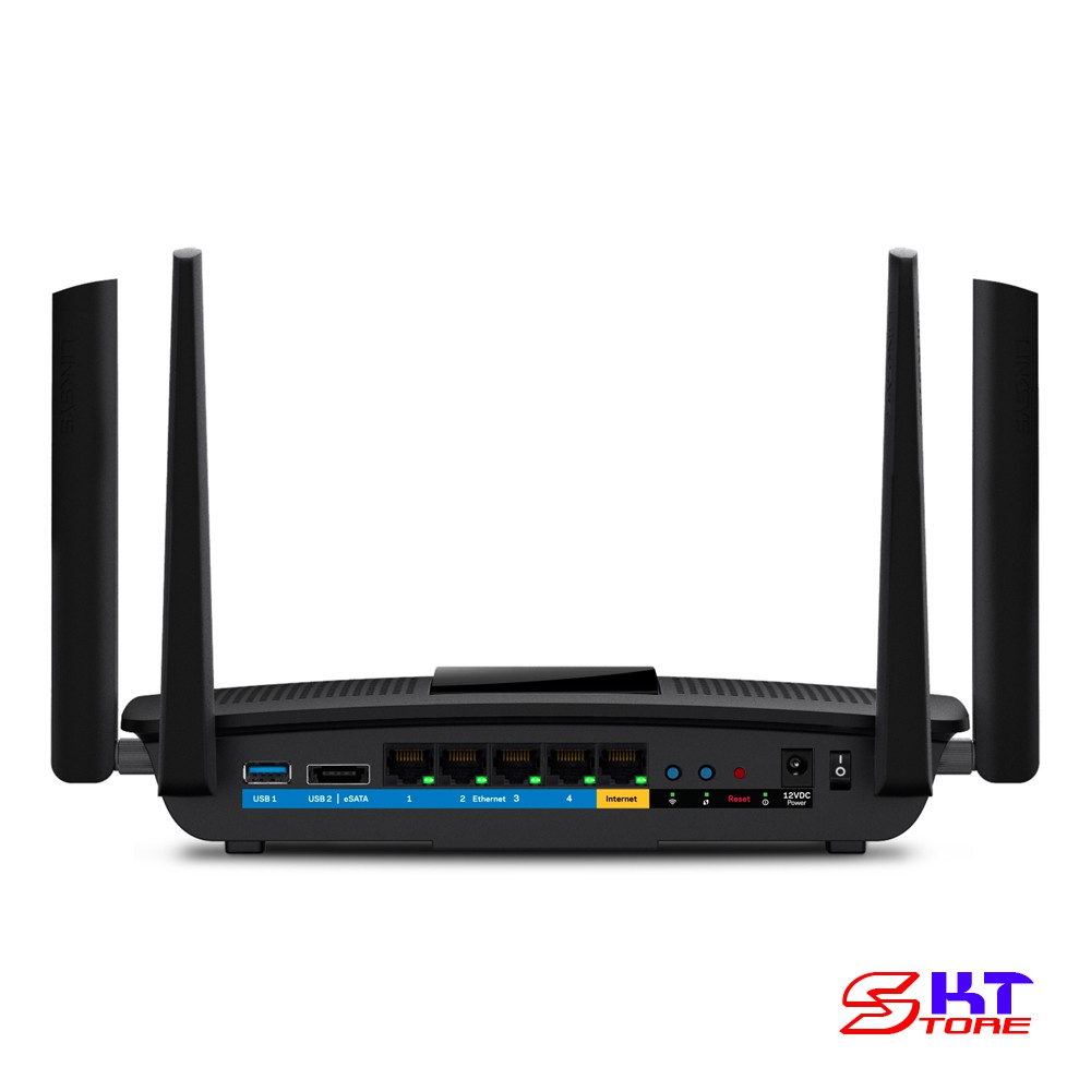 Bộ phát Wifi MU-MIMO Linksys EA8500 Max-Stream Chuẩn AC Tốc Độ 2600Mbps - Hàng Chính Hãng