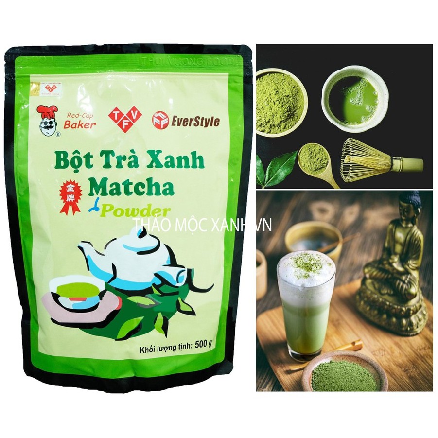 Bột matcha Đài Loan gói 500g