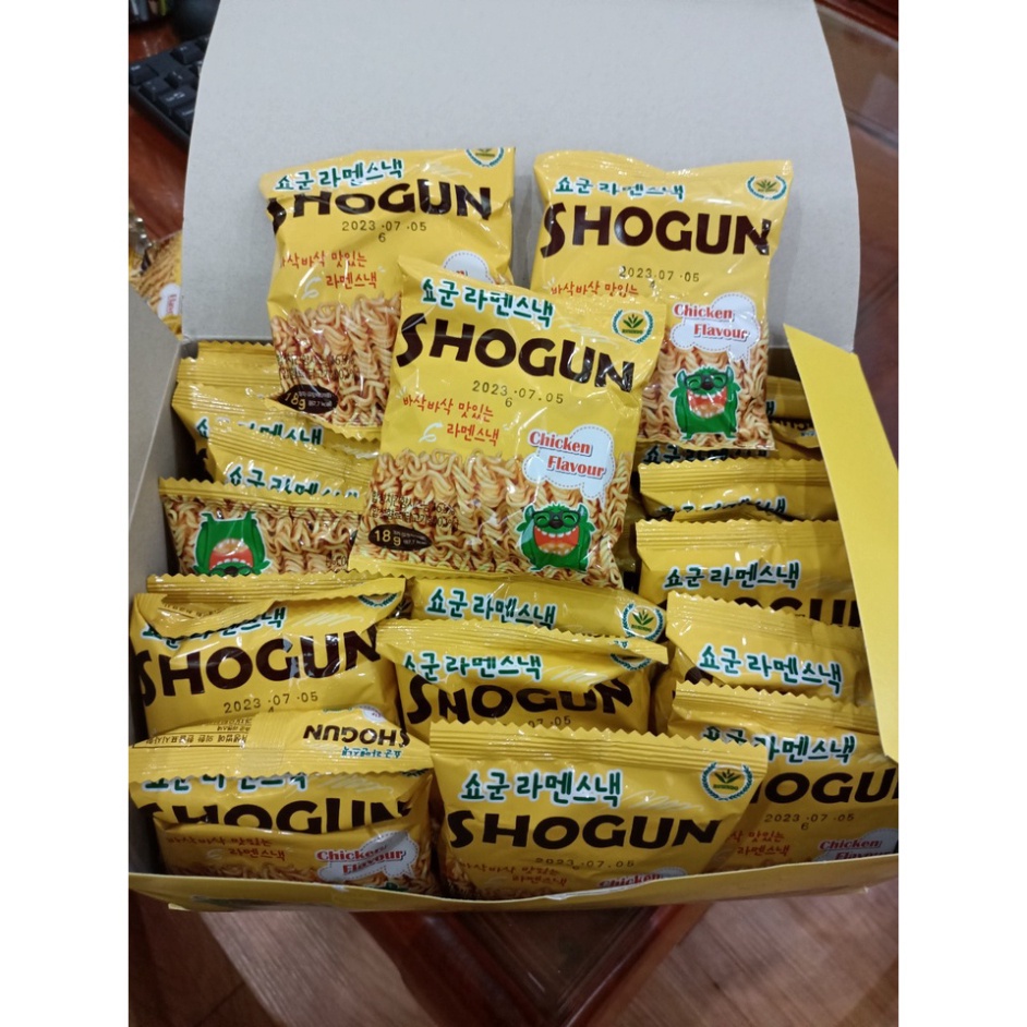 1 gói 18gr Mì tôm ăn liền SHOGUN hàn quốc vị Phô mai siêu ngon vị Phô mai siêu ngon