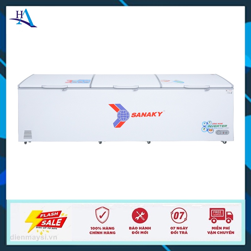 Tủ Đông SANAKY Inverter 1143,5 Lít VH-1399HY3 (Miễn phí giao tại HCM-ngoài tỉnh liên hệ shop)