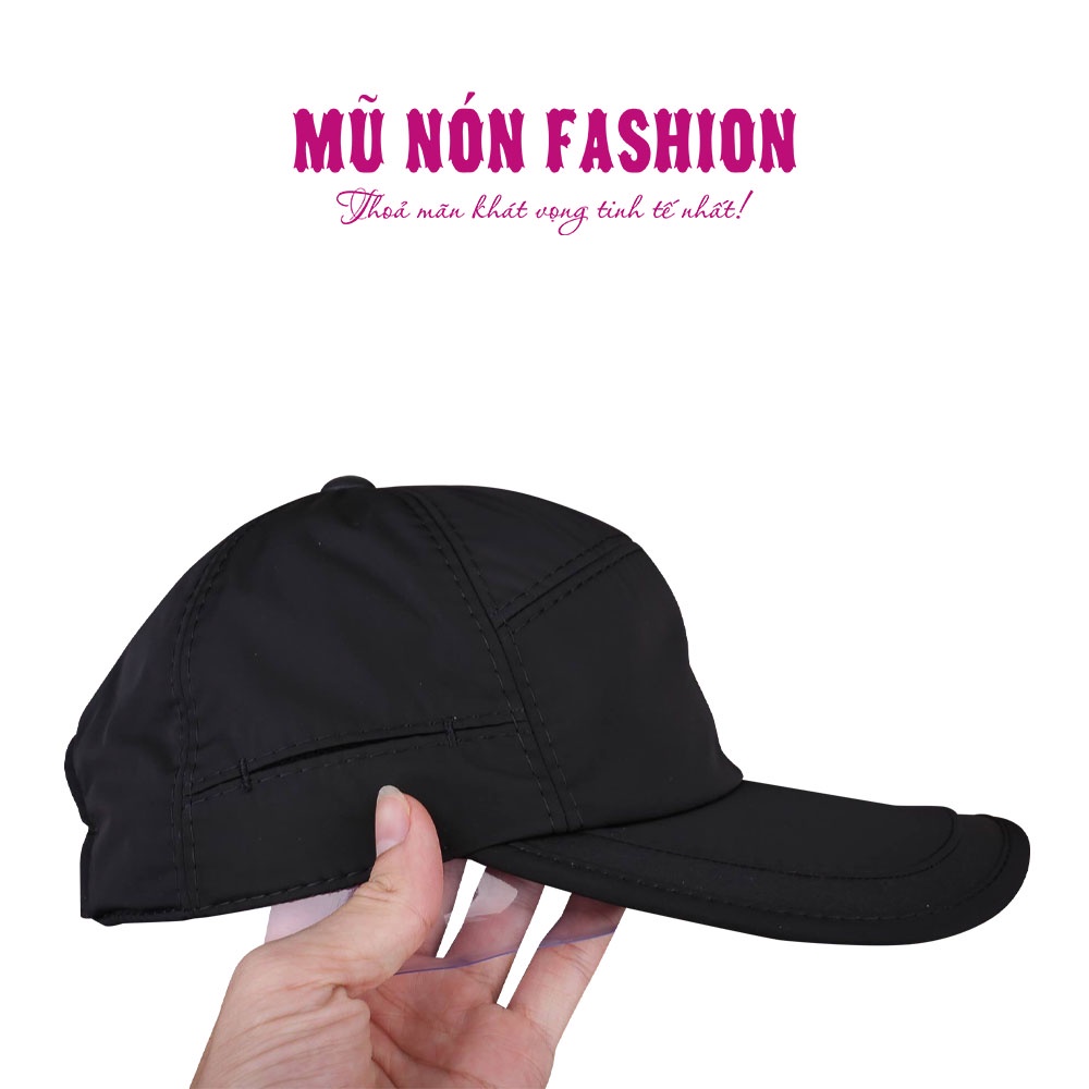 Mũ lưỡi trai - nón kết sơn vài dù cao cấp 2 lớp chất unisex thời trang cá tính phù hợp cho nam và nữ MVU003 FULL BOX