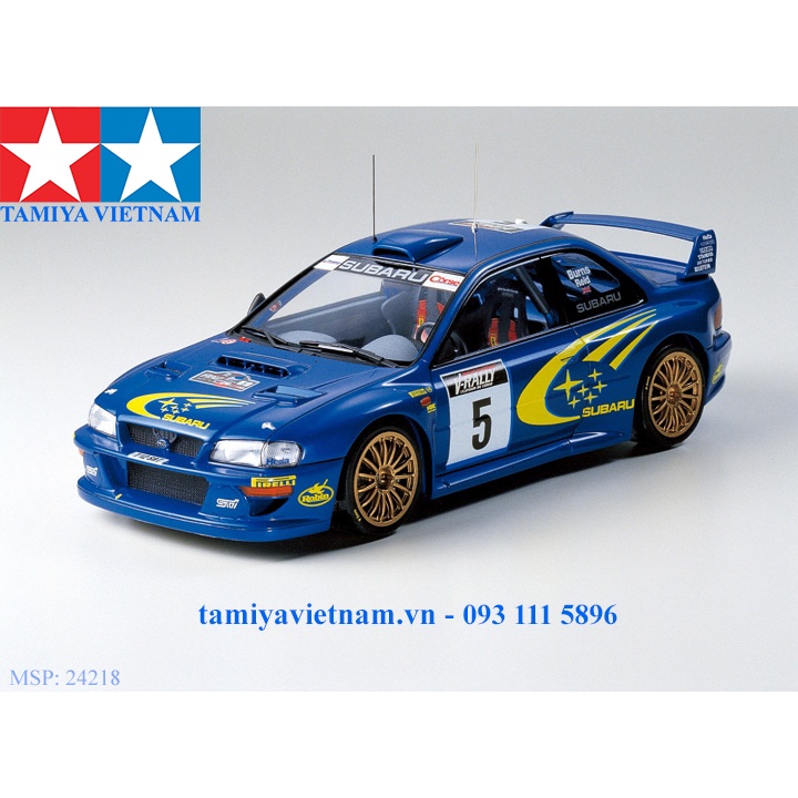 24218 Mô hình xe ô tô 1/24 SCALE SUBARU IMPREZA WRC '99