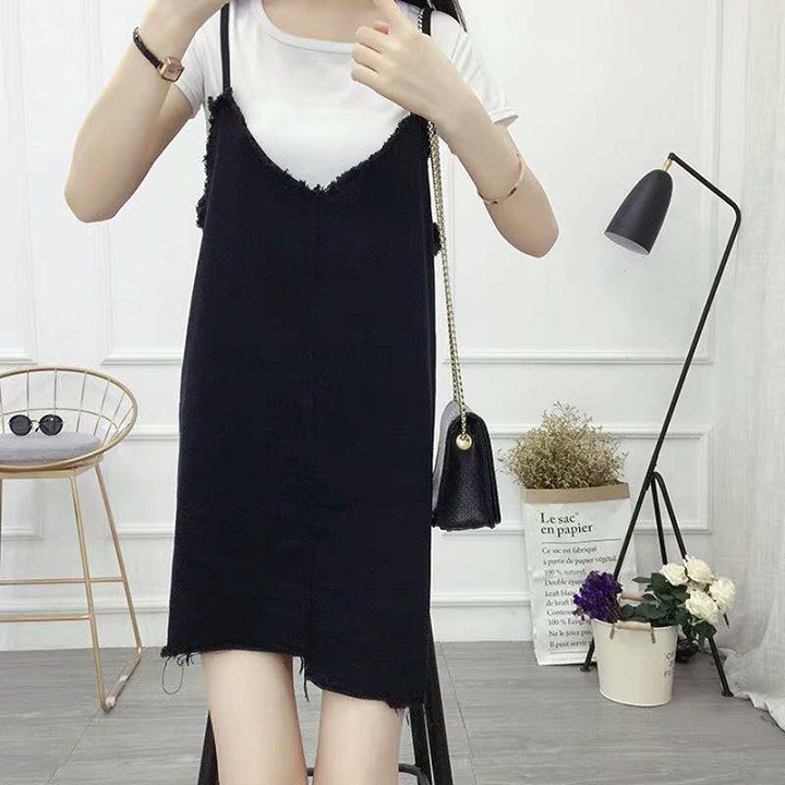 Set váy yếm nữ