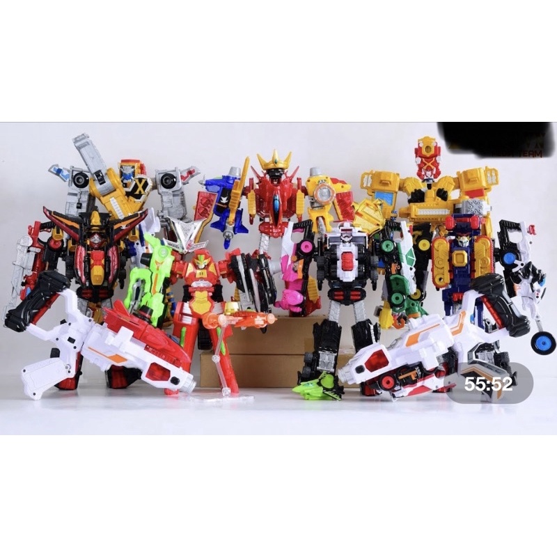 Đồ chơi robo Lupinranger Super Sentai Dx Nguyên Set
