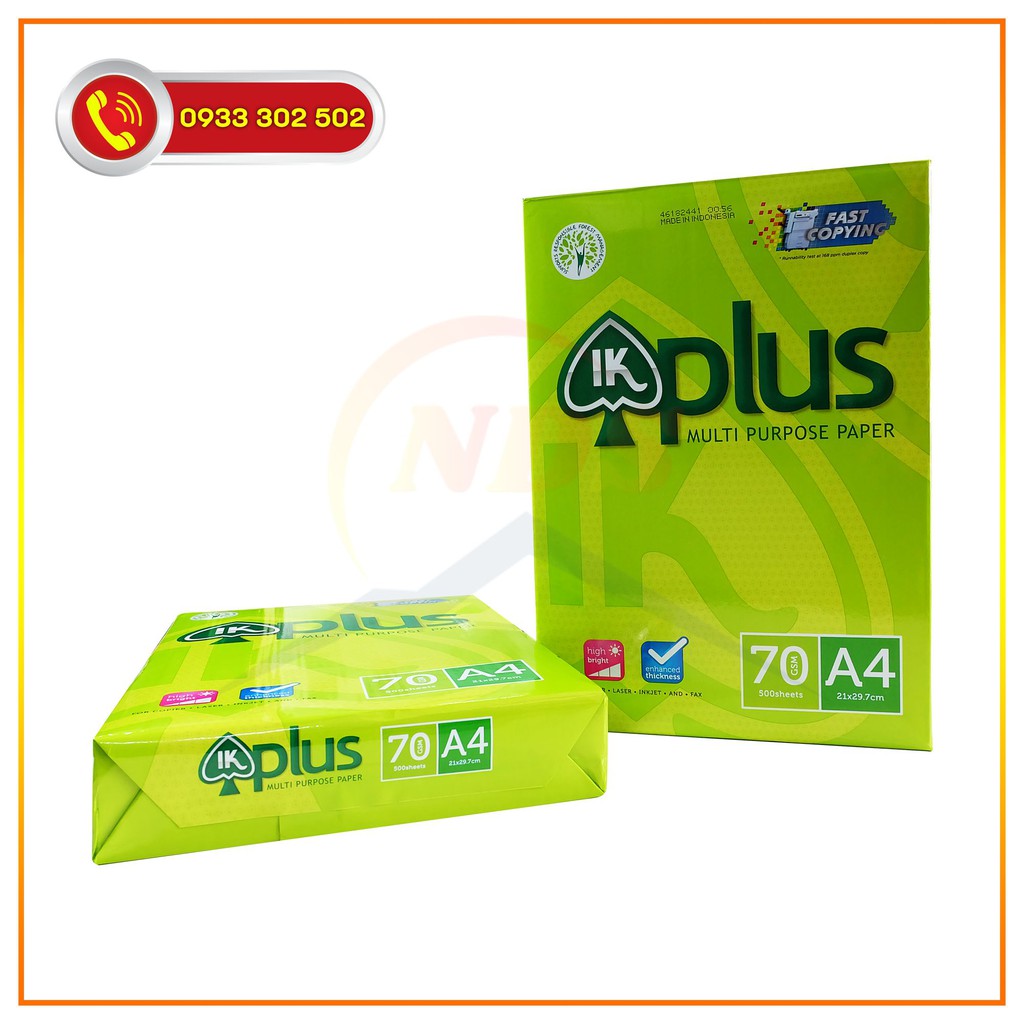 Giấy Ik Plus A4 70gsm