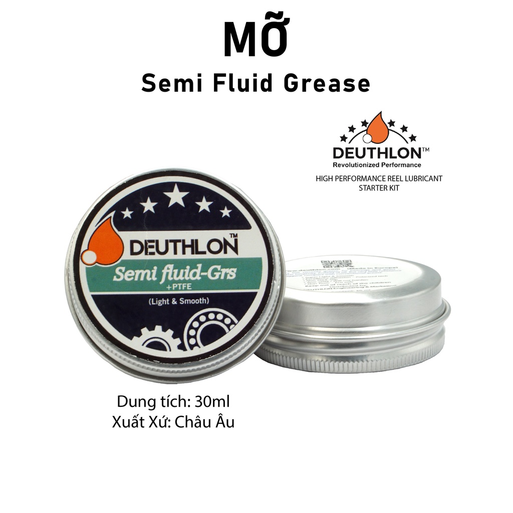 DẦU MỠ BẢO TRÌ MÁY CÂU CÁ DEUTHLON / MỠ NHÔNG / MỠ NỀN / MỠ DRAG / DẦU GENERIC REEL F9