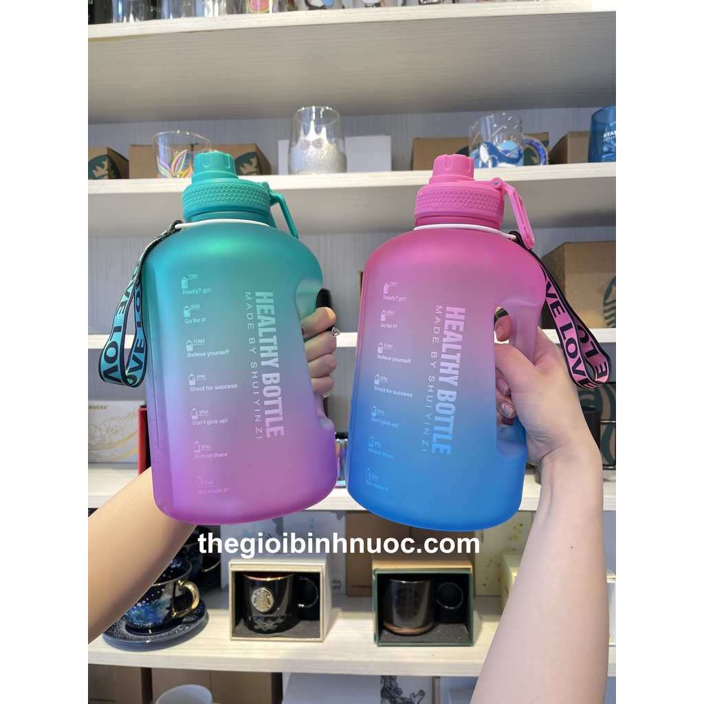 Bình Nước Thể Thao 2L Tập Gym 2000ML 2700ML