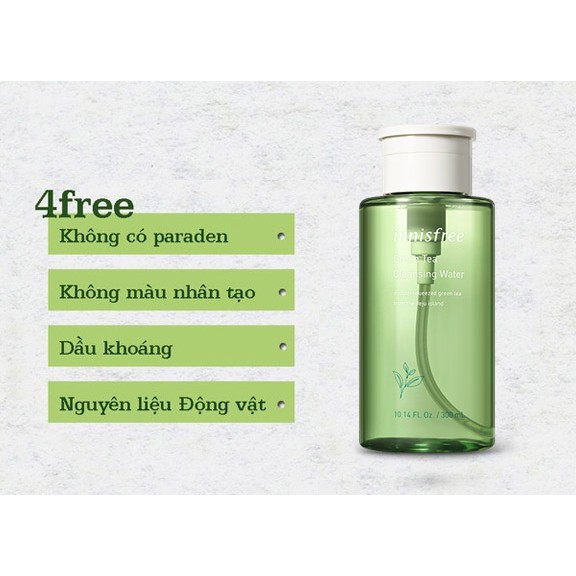 NƯỚC TẨY TRANG INNISFREE TRÀ XANH 300ML