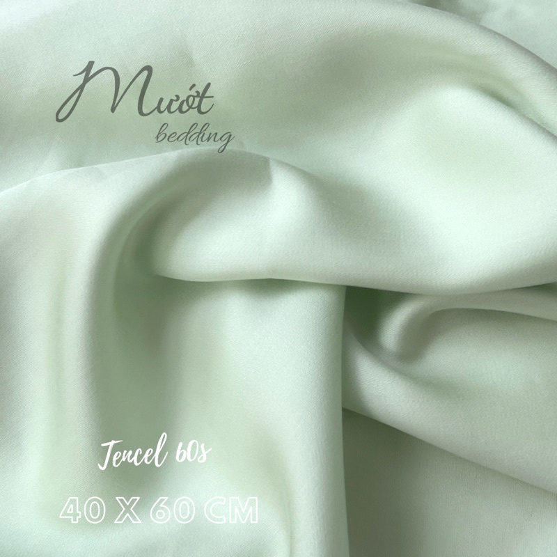 Áo gối, Vỏ gối nằm 40x60, 50x70, chất liệu 100% Tencel Mướt bedding