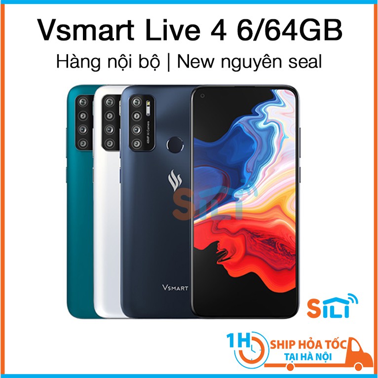 Điện thoại Vsmart Live 4 6GB/64GB - Hàng nội bộ, NEW nguyên seal