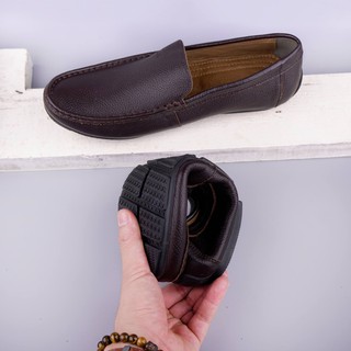 GIÀY DA NAM GEOX LƯỜI NÂU