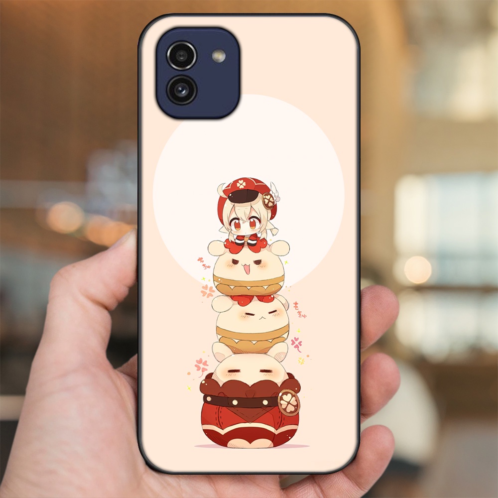 Ốp lưng Samsung A03 viền đen in hình Klee Genshin Impact