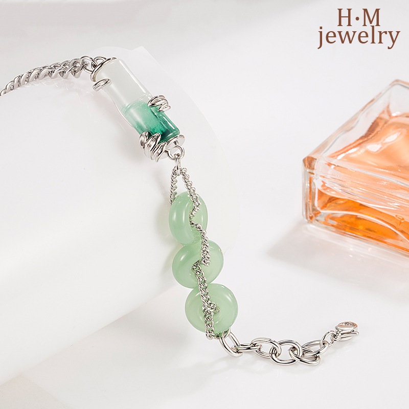 Vòng Tay Tre Mực Mới 2022 Phong Cách Trung Hoa