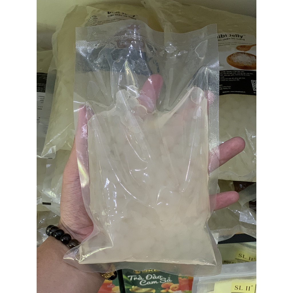 Trân châu 3Q trắng gói 500gr