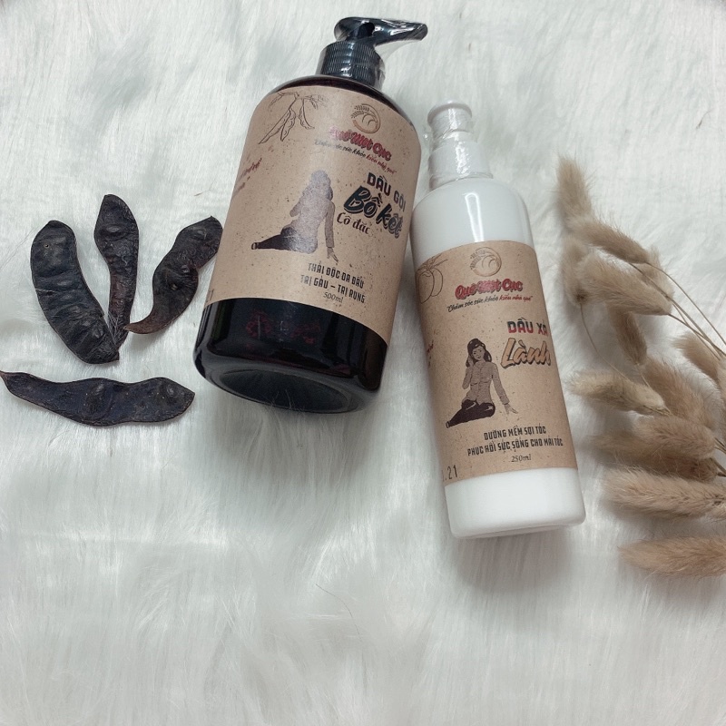 [Mua để nhận quà] Combo Dầu Gội Đầu Bồ Kết Cô Đặc Dầu Xả Lành QUÊ MỘT CỤC sạch gàu hết bết dính tóc dưỡng tóc mềm mượt | BigBuy360 - bigbuy360.vn