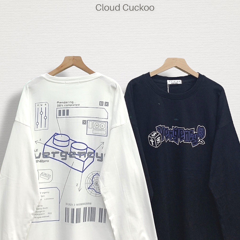 Áo Dài Tay Chất Cotton Mùa Thu In Hình Phong Cách Space Vũ Trụ - Mã Số: KD0175
