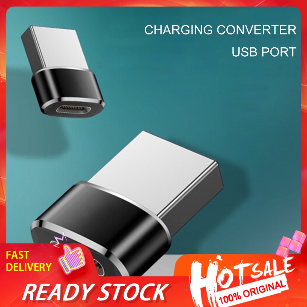 Đầu chuyển đổi USB sang Type C bằng hợp kim nhôm chuyên dụng cho laptop/PC