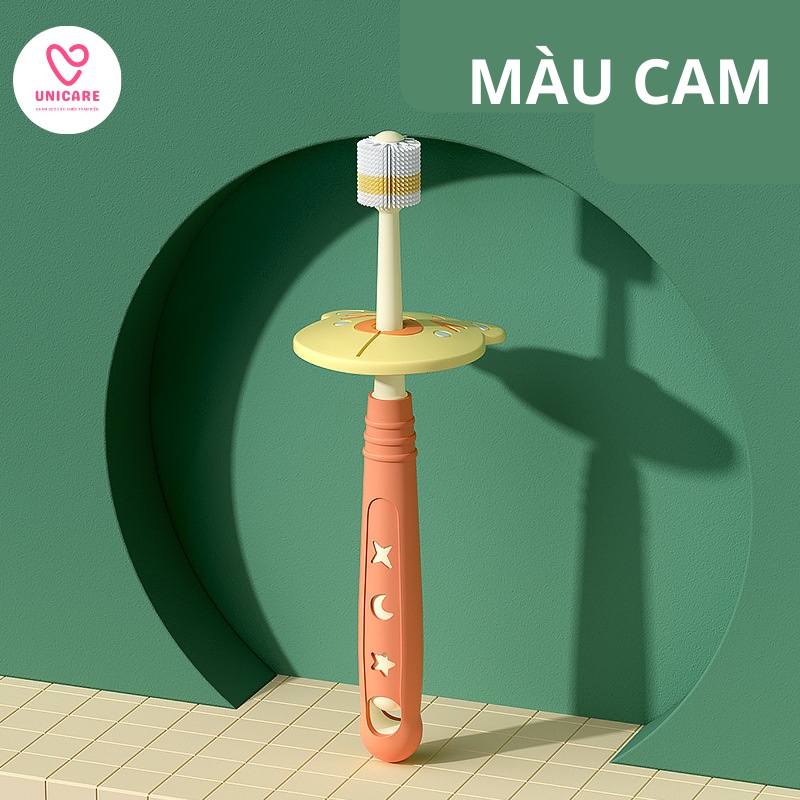 Bàn chải nano siêu mềm Stary - Bàn chải xoay 360 độ - Giúp đánh bay mảng bám và vi khuẩn trong khoang miệng