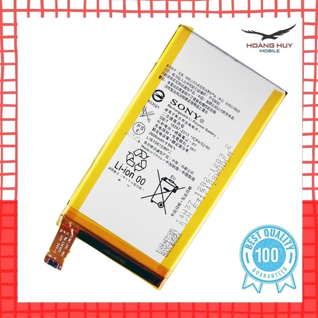 Pin Sony C4,LIS1561ERPC Dung Lượng 2600mAh Hàng Zin Nhập Khẩu Bảo Hành 6 Tháng 1 Đổi 1