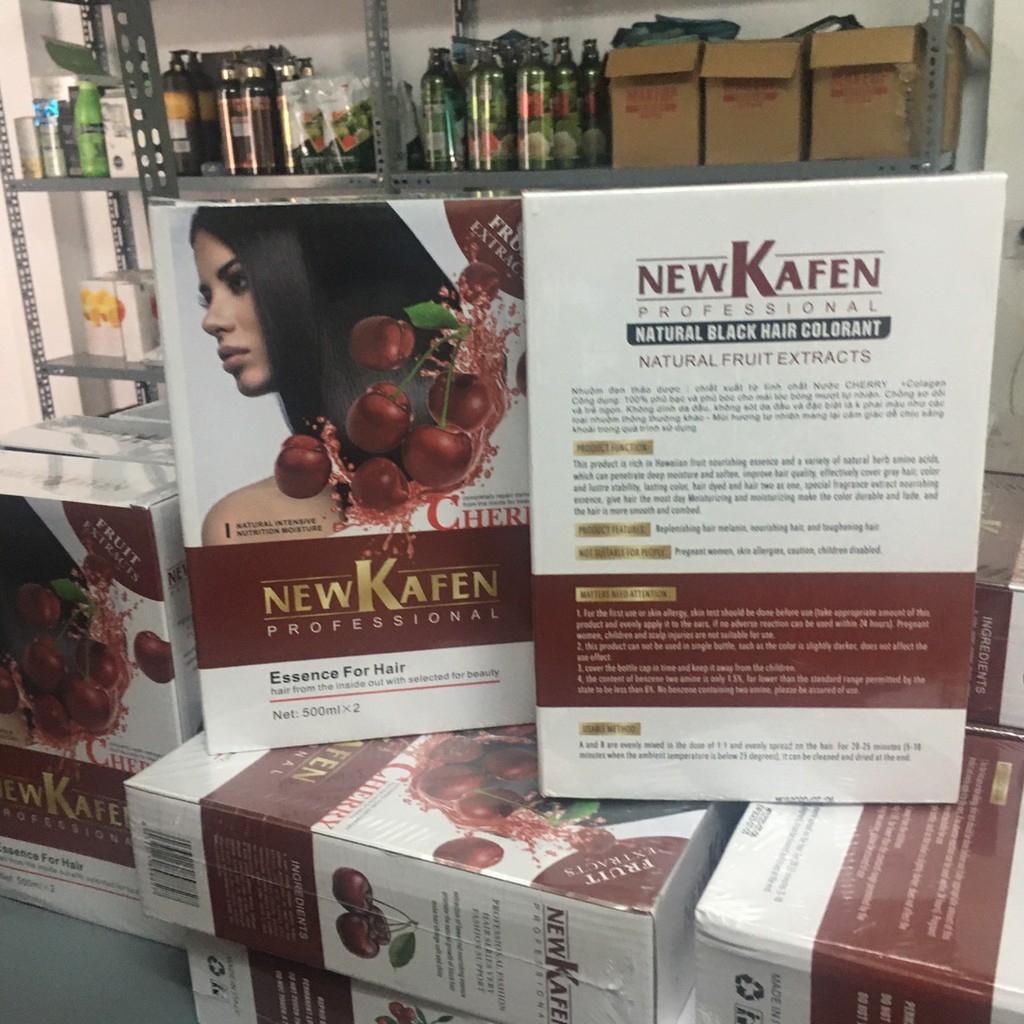Nhuộm đen New Kafen mẫu mới 2022 VICHICOO nhuộm đen phủ bạc không dính da đầu