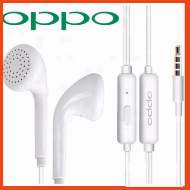 (Zin oppo) Tai Nghe Nhét Tai Oppo R9, Nghe Hay, Êm, Bass Tốt. Jack Cắm 3.5mm. PKCH8886