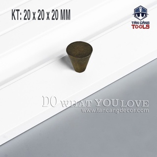 Tay nắm 49 dạng nụ màu đồng sẫm - kt: 2cm