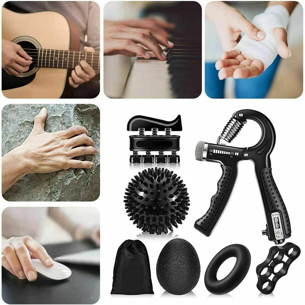 Set 6 Dụng Cụ Luyện Tập Cơ Tay Hình Chữ R Có Thể Điều Chỉnh Kích Cỡ