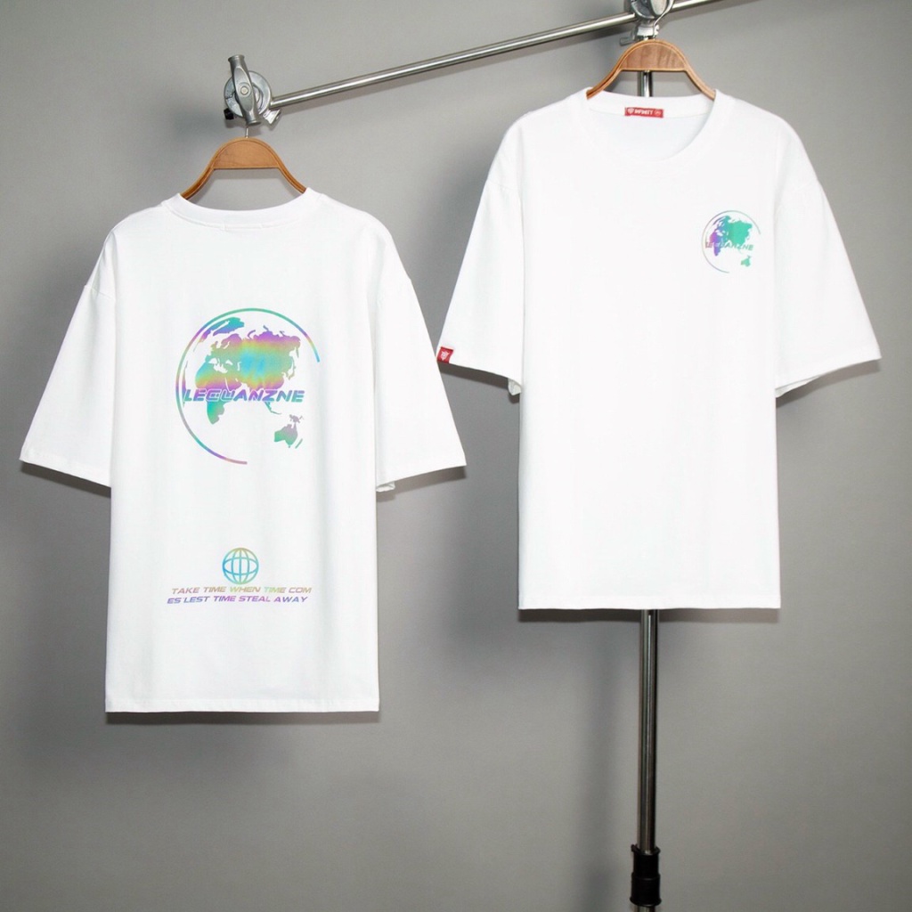 Áo thun phản quang Leguanzne 7 màu nam nữ Unisex vải cotton xịn dày mịn co dãn hàng cao cấp PQ26