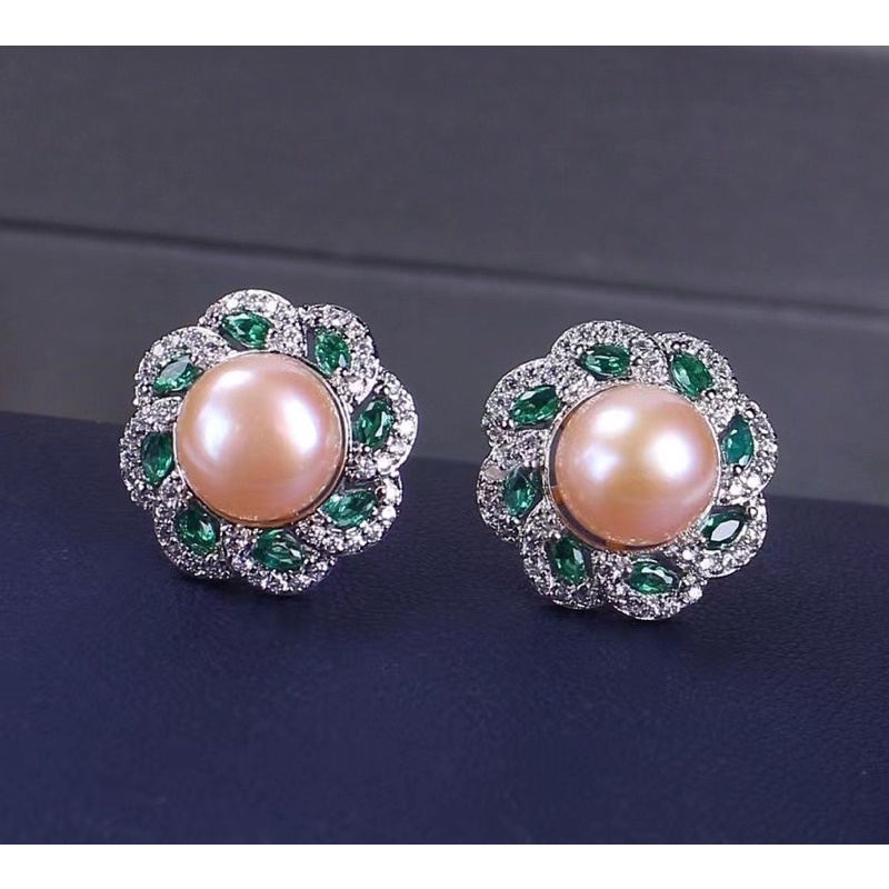 Bông tai trai thật kèm kiểm định Nhật