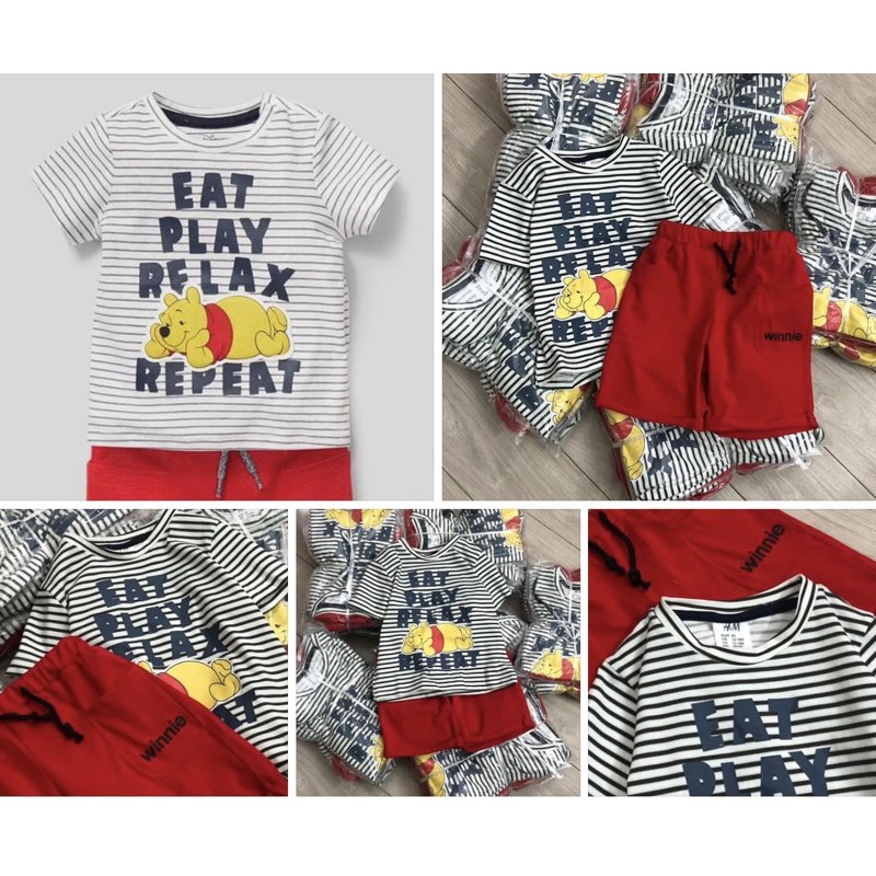 SET BỘ GẤU POOH HM CHO BÉ