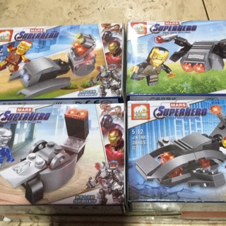 Combo 4 hộp lắp ghép mẫu ng sắt mới