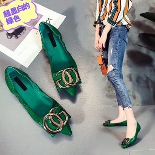 giày bệt nữ da mềm