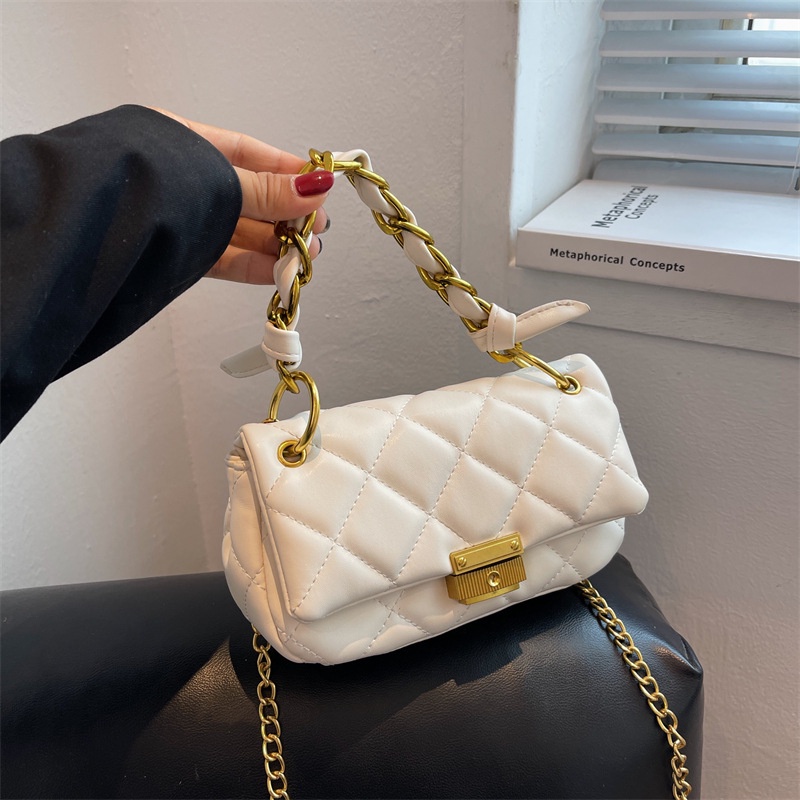 Túi Đeo Chéo Nhỏ Thêu Họa Tiết Hình Thoi Thời Trang Mùa Hè 2022 Gylb1388