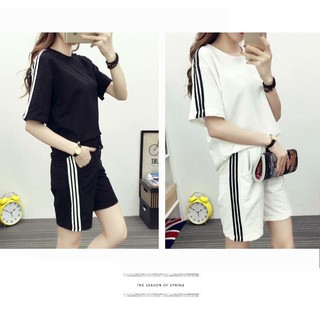 Set Đồ Bộ Thun Thể Thao, Đi Dạo