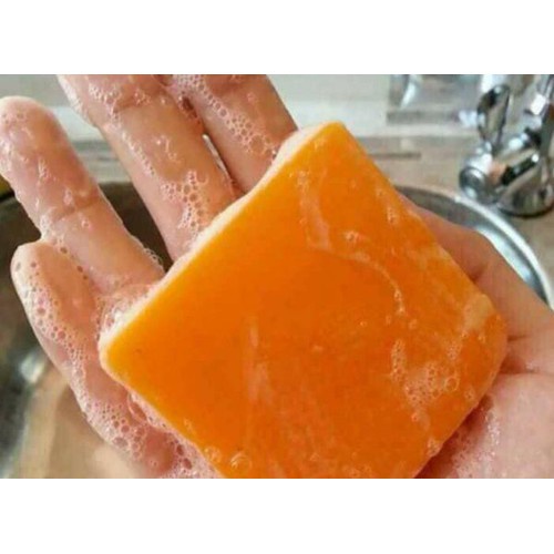 Xà phòng nghệ cam trắng da mụn thâm Thái Lan